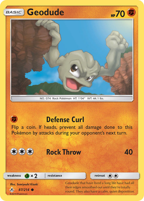 Geodude - Unbroken Bonds SET-87