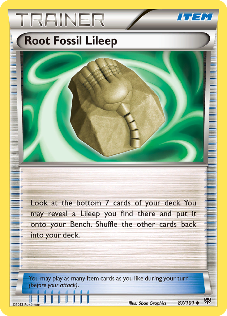 Root Fossil Lileep - Plasma Blast SET-87