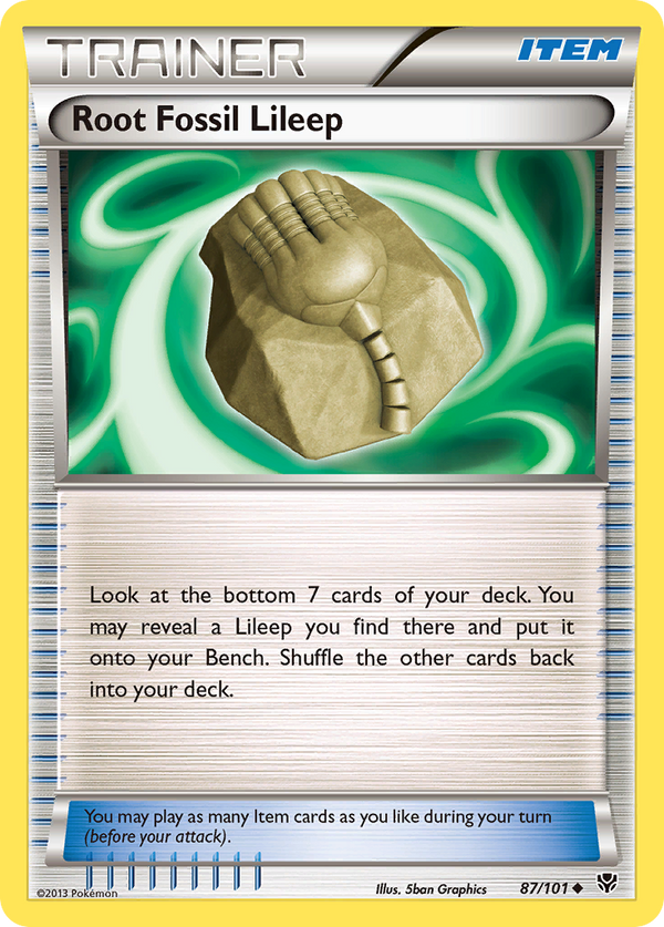 Root Fossil Lileep - Plasma Blast SET-87