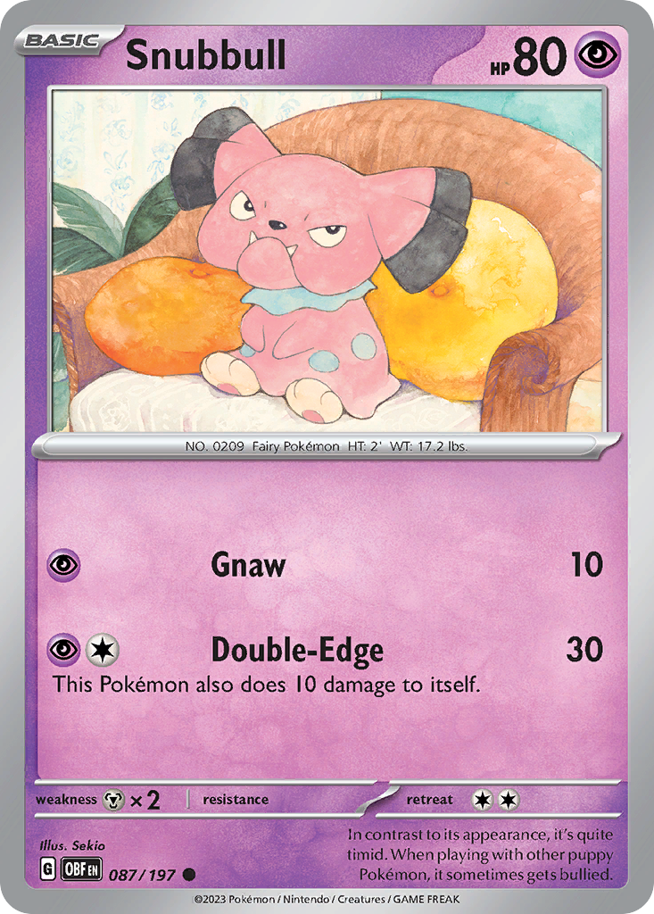 Snubbull - Obsidian Flames SET-87
