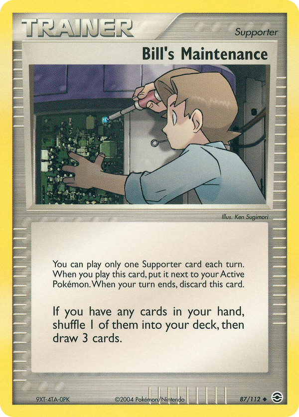 Bill's Maintenance - FireRed & LeafGreen SET-87