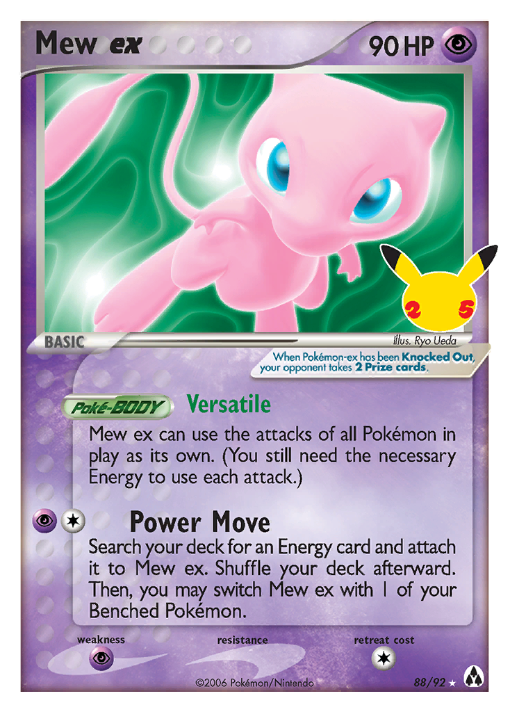 Mew EX - Celebrations: Classic Collection SET-88_A