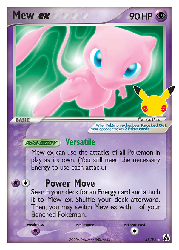 Mew EX - Celebrations: Classic Collection SET-88_A