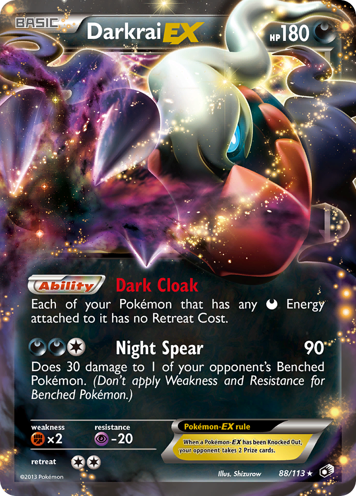 Darkrai-EX - Legendary Treasures SET-88