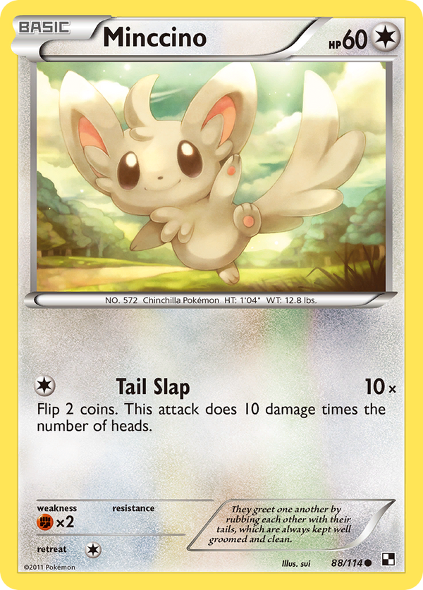 Minccino - Black & White SET-88
