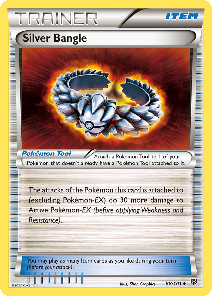 Silver Bangle - Plasma Blast SET-88
