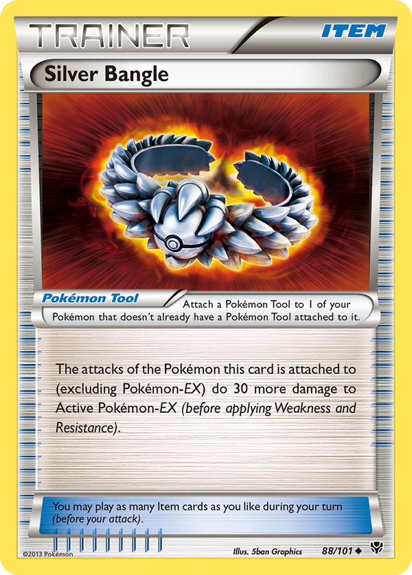 Silver Bangle - Plasma Blast SET-88
