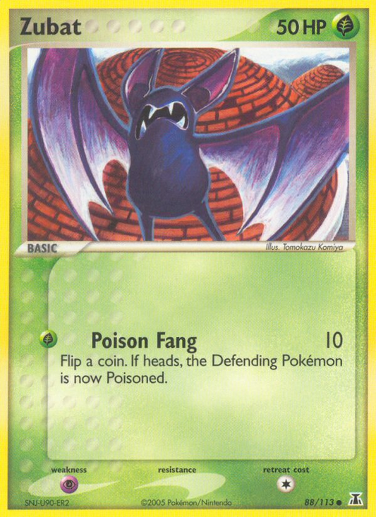 Zubat (Delta Species SET) (Pokémon) (Basic) (Grass) (HP: 50) (Common) (PKM Delta Species SET-102)