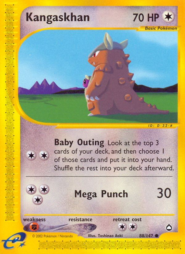 Kangaskhan - Aquapolis SET-88
