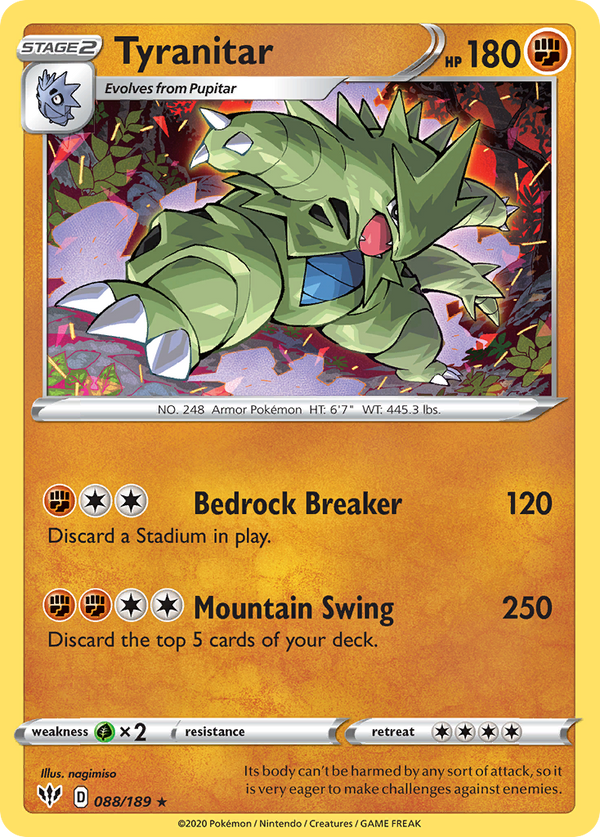 Tyranitar - Darkness Ablaze SET-88
