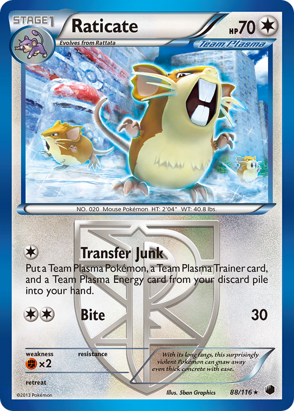Raticate - Plasma Freeze SET-88