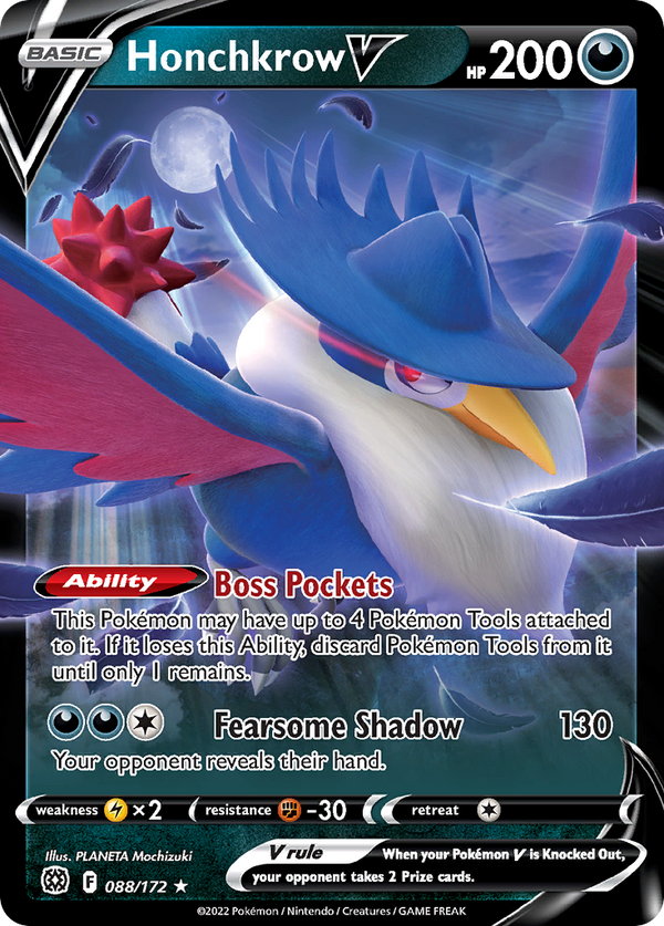 Honchkrow V - Brilliant Stars SET-88
