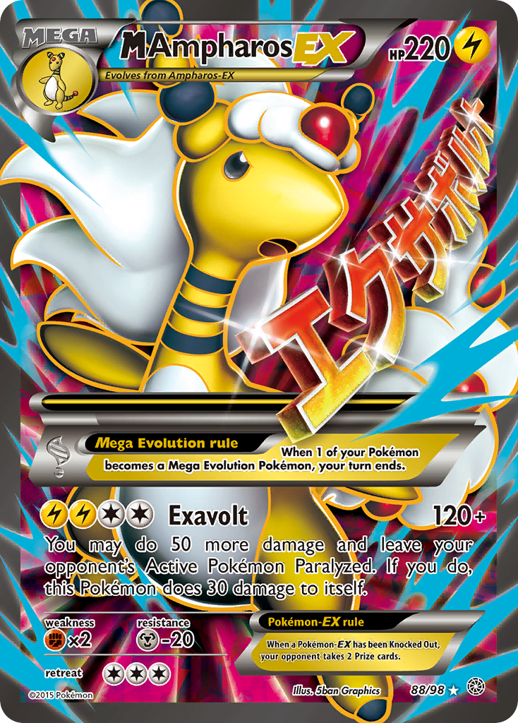 M Ampharos-EX - Ancient Origins SET-88