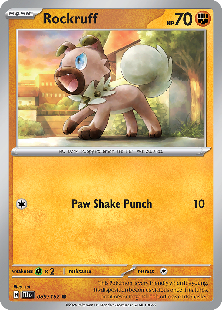 Rockruff - Temporal Forces SET-89