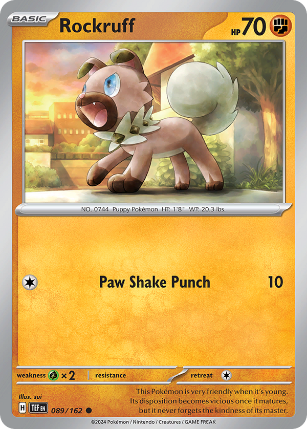 Rockruff - Temporal Forces SET-89