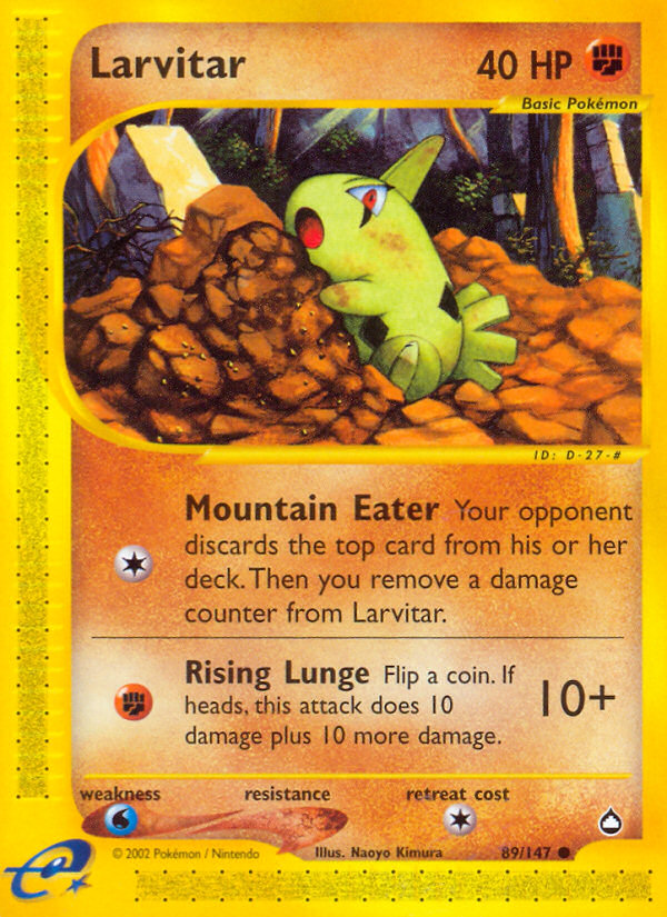 Larvitar - Aquapolis SET-89