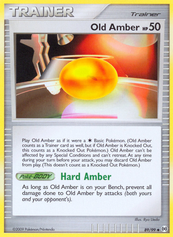 Old Amber - Arceus SET-89