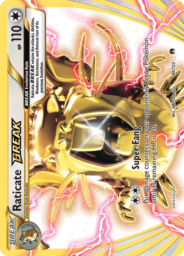 Raticate BREAK - BREAKpoint SET-89