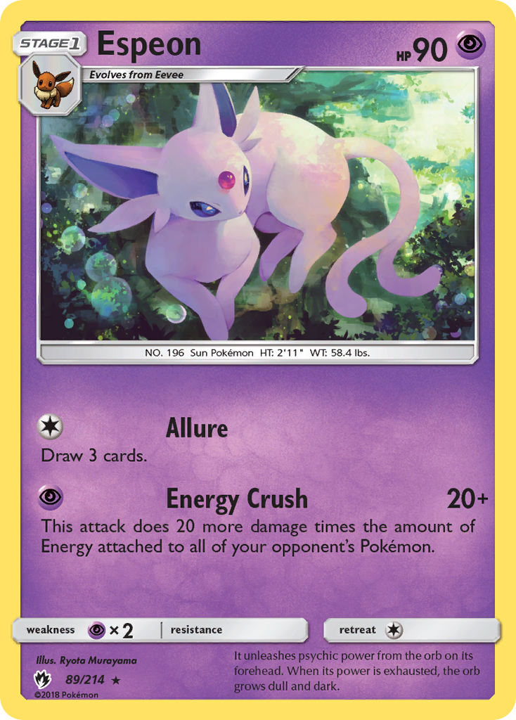 Espeon - Lost Thunder SET-89