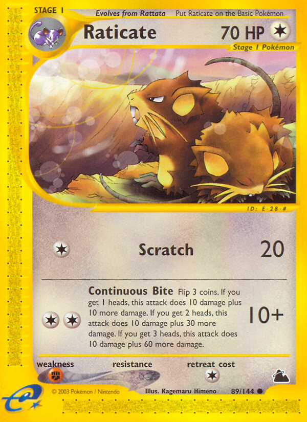 Raticate - Skyridge SET-89