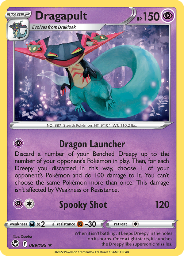 Dragapult - Silver Tempest SET-89