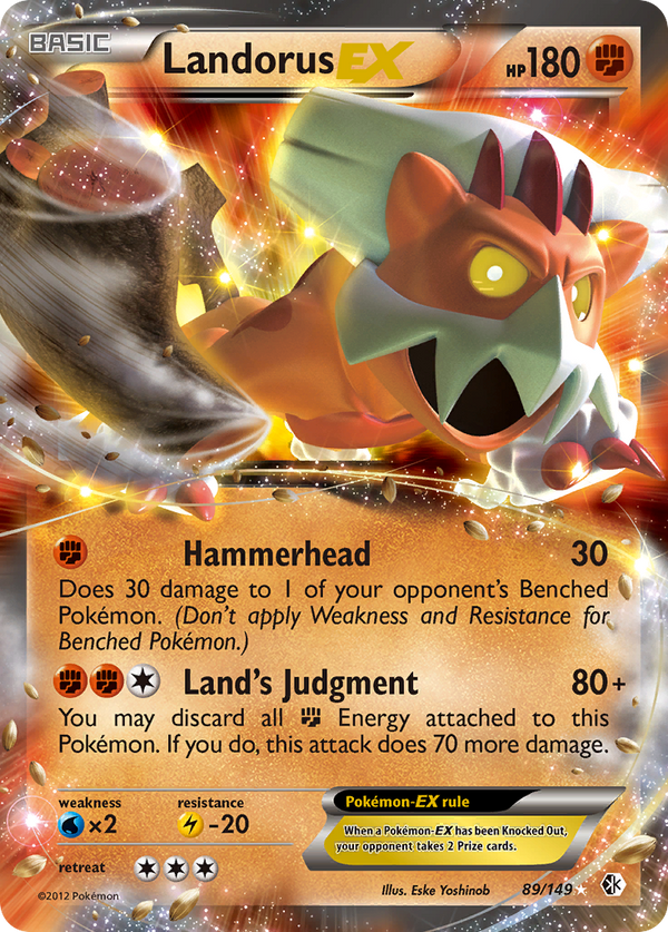 Landorus-EX - Boundaries Crossed SET-89