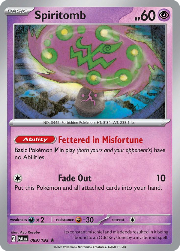 Spiritomb - Paldea Evolved SET-89