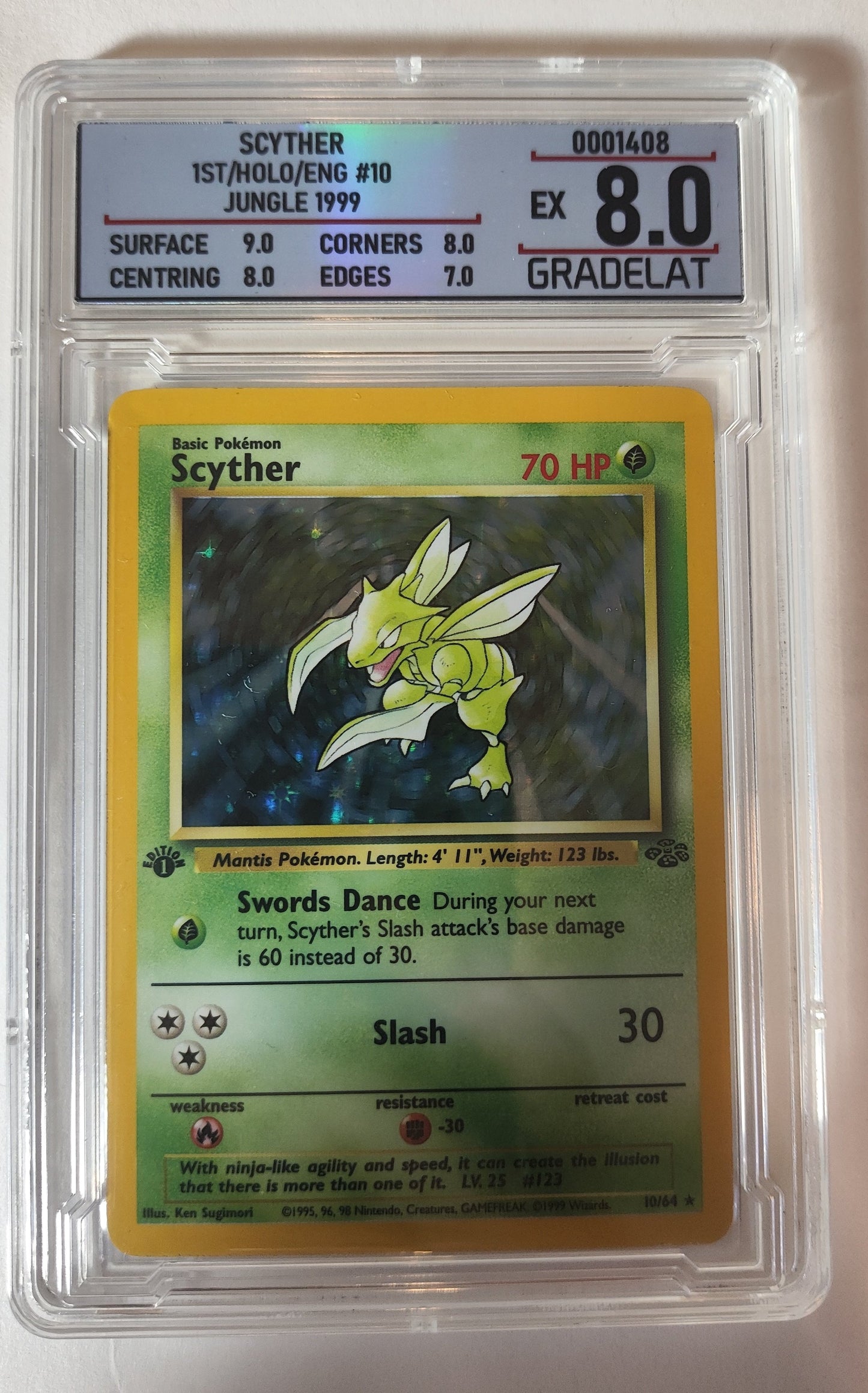 Scyther Jungle SET-10 — imagen del vendedor