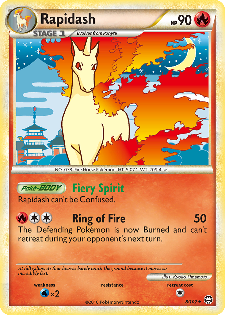 Rapidash - HS Triumphant SET-8