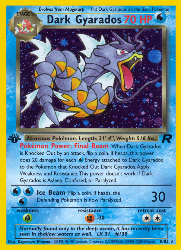 Dark Gyarados - Team Rocket SET-8