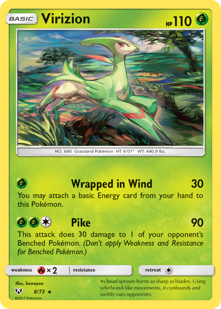 Virizion - Shining Legends SET-8