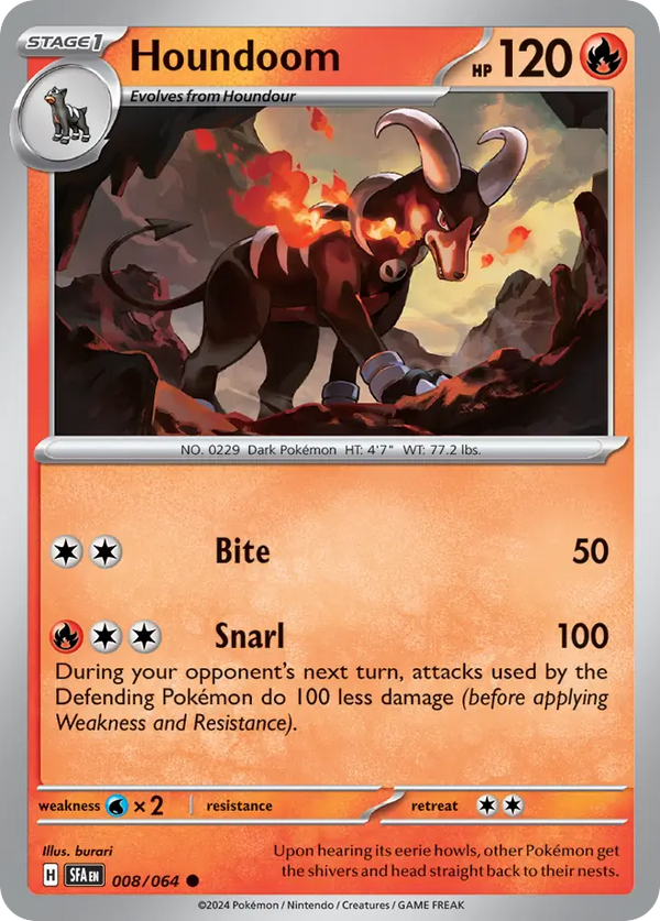 Houndoom - Shrouded Fable SET-8
