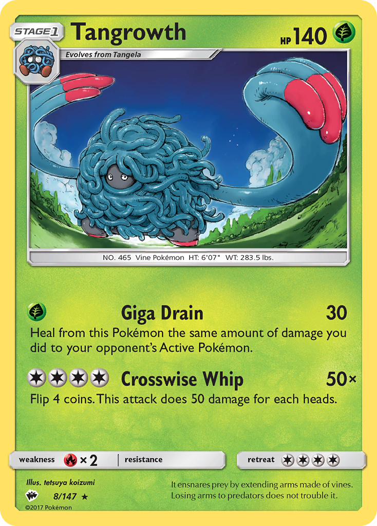 Tangrowth - Burning Shadows SET-8