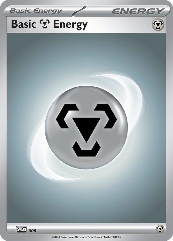 Basic Metal Energy - Scarlet & Violet Energies SET-8