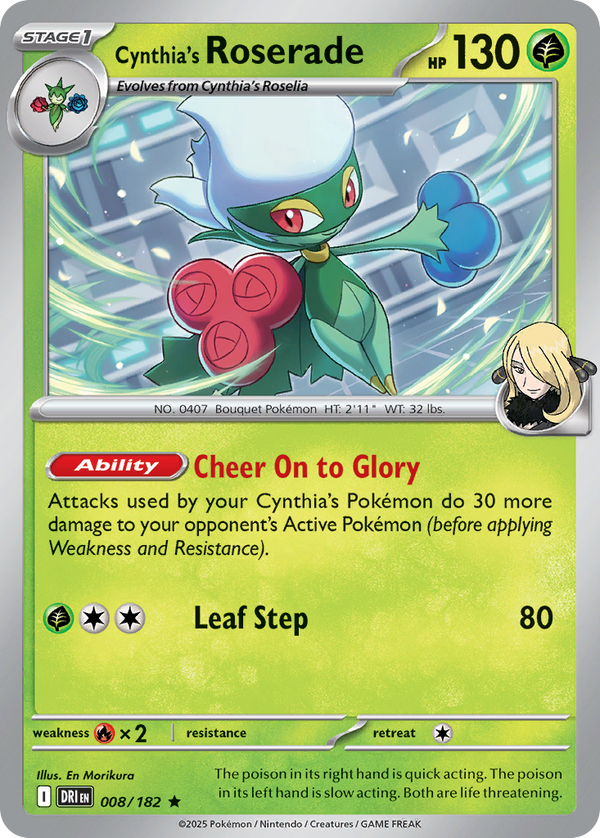 Cynthia's Roserade - Destined Rivals SET-8