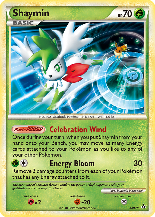 Shaymin - HS Unleashed SET-8