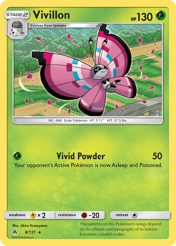 Vivillon - Forbidden Light SET-8