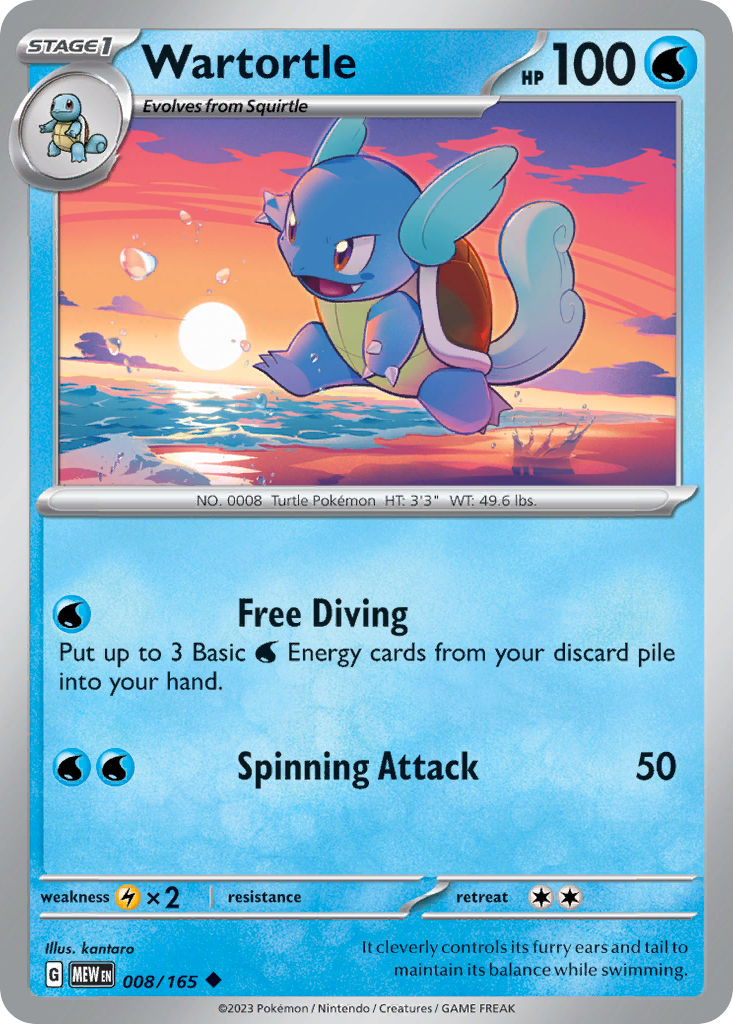 Wartortle - 151 SET-8