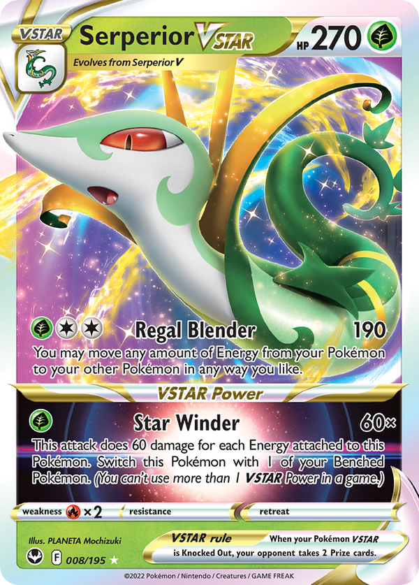 Serperior VSTAR - Silver Tempest SET-8