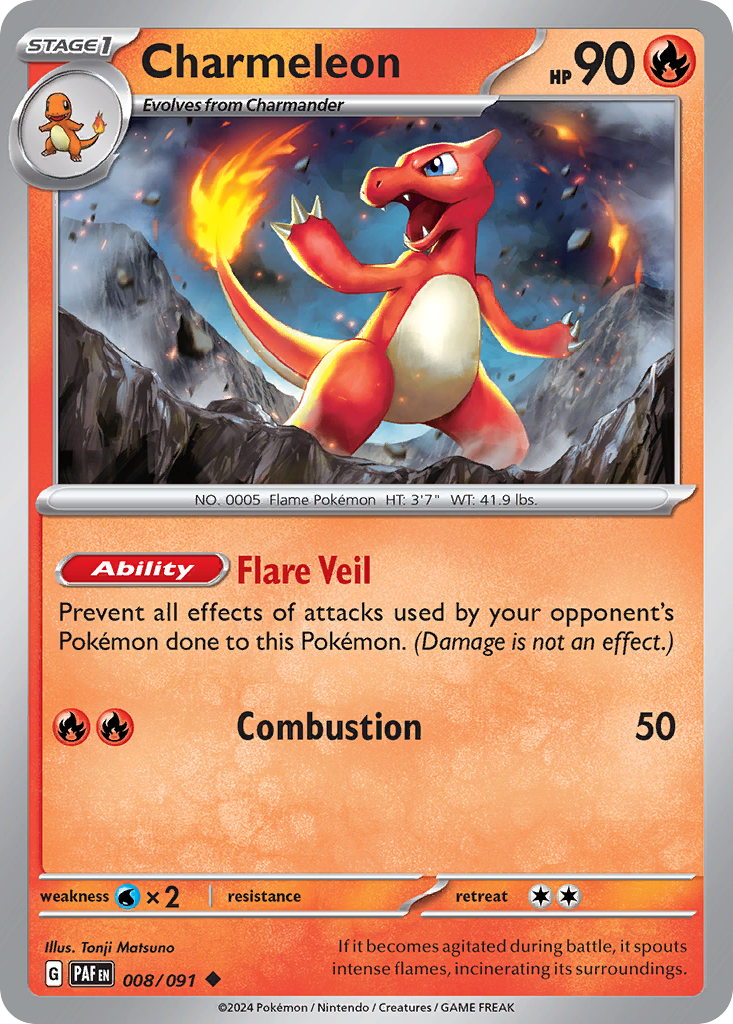 Charmeleon - Paldean Fates SET-8
