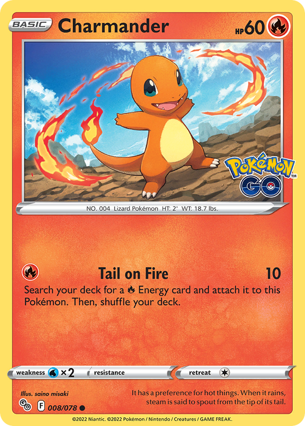 Charmander - Pokemon GO SET-8