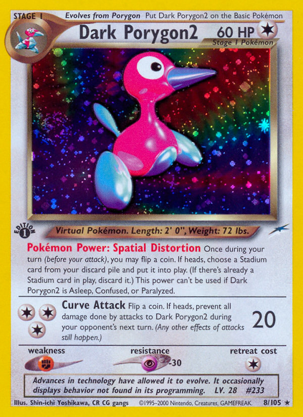 Dark Porygon2 - Neo Destiny SET-8