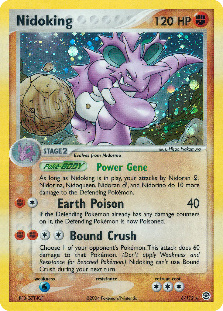 Nidoking - FireRed & LeafGreen SET-8