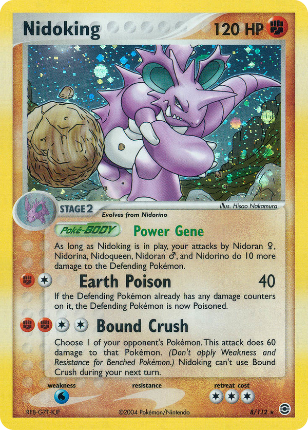 Nidoking - FireRed & LeafGreen SET-8