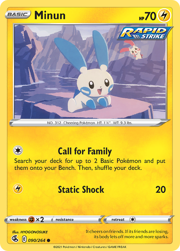 Minun - Fusion Strike SET-90