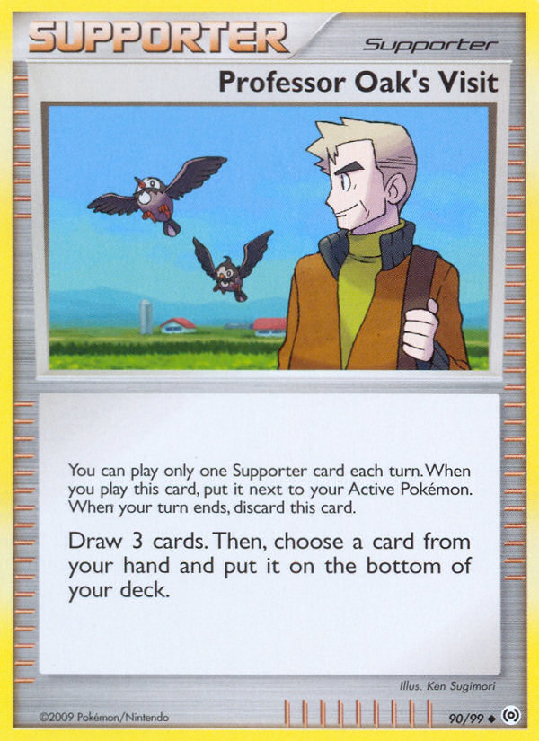 Professor Oak's Visit - Arceus SET-90