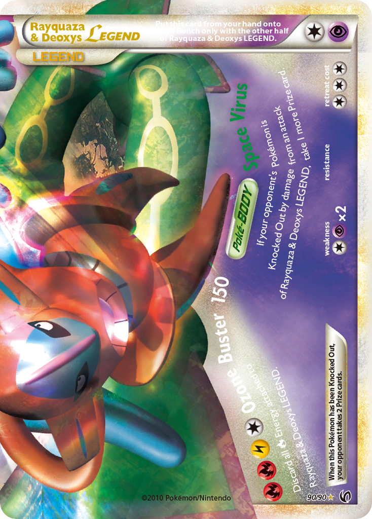 Rayquaza & Deoxys LEGEND - HS Undaunted SET-90