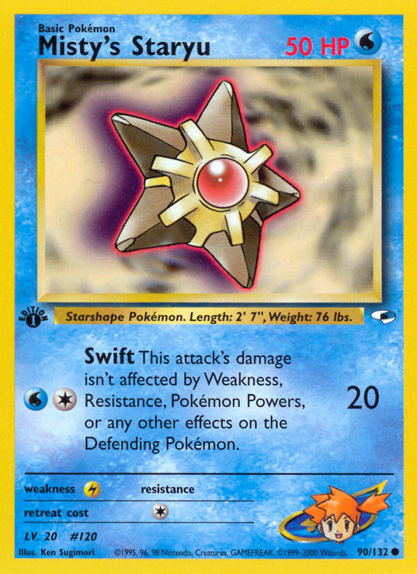 Misty's Staryu - Gym Heroes SET-90