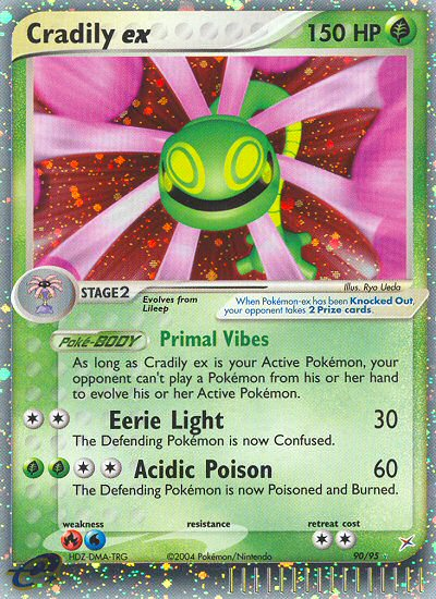 Cradily EX - Team Magma vs Team Aqua SET-90