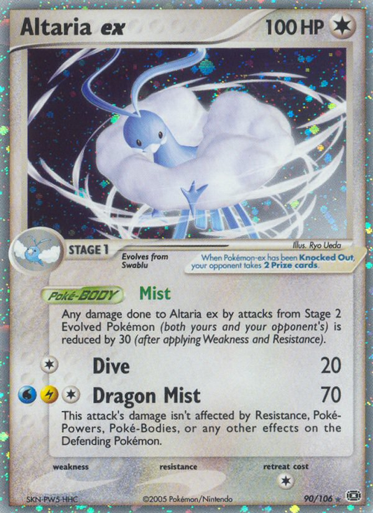 Altaria ex (Emerald SET) (Pokémon) (Stage 1, ex) (Colorless) (HP: 100) (Rare Holo EX) (PKM Emerald SET-98)